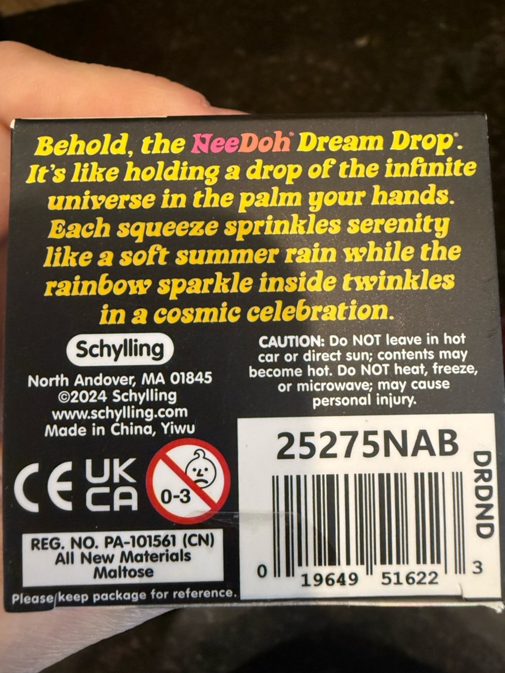 Dream Drop Blue Squeeze Toy - Picture 2 of 2